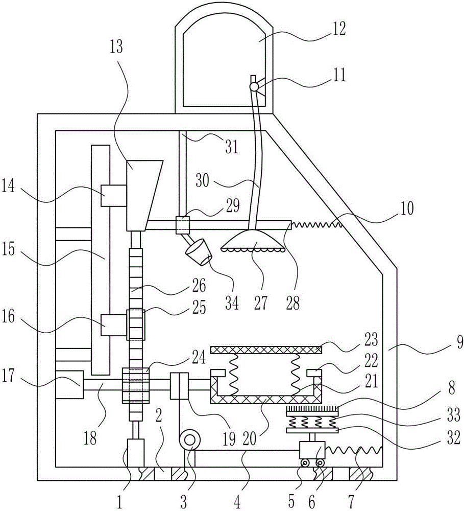 Rapid cleaning device for cutting tools
