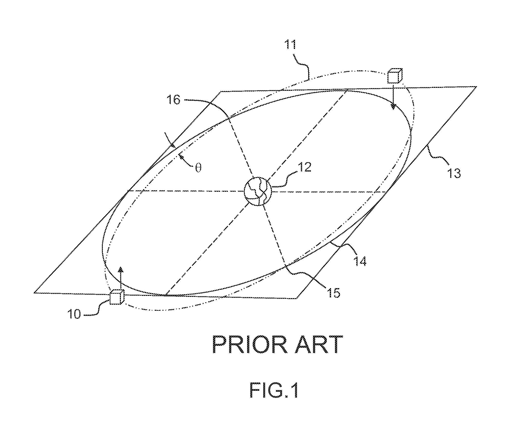 Propulsion system with four modules for satellite orbit control and attitude control