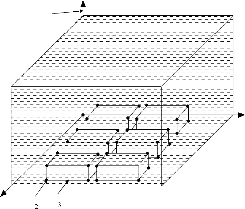 Installation measurement method of multi-leg pole modular deck sheet