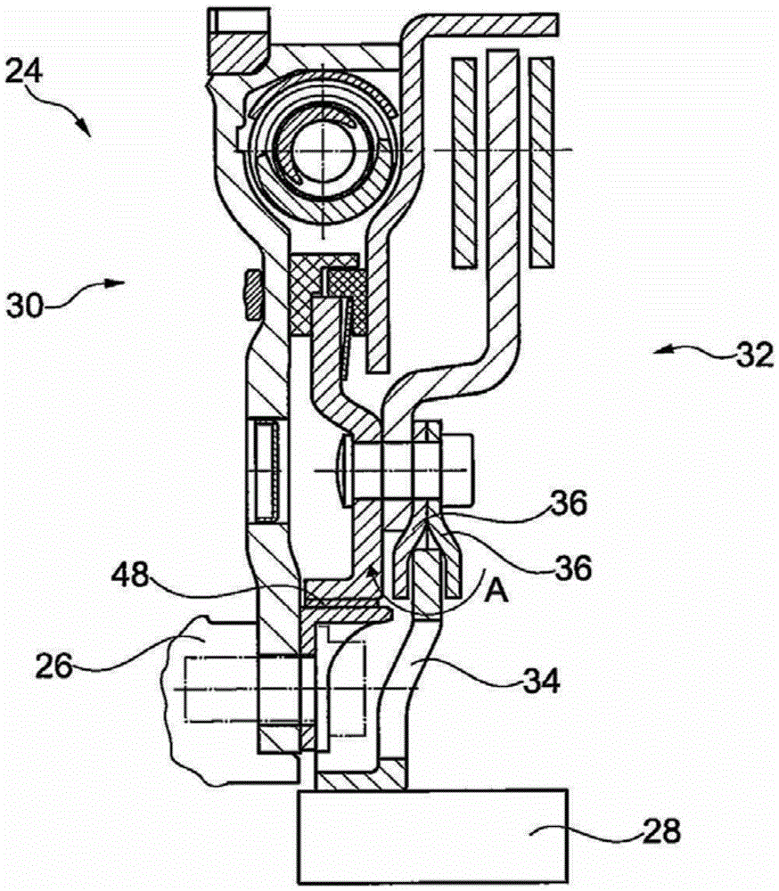 Torque transmission device for drivetrain of motor vehicle and drivetrain of motor vehicle