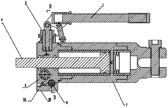 Internal circulating type hydraulic telescoping cylinder