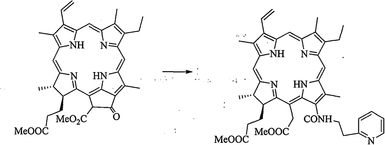 Novel chlorin e6 derivative and preparation method and application thereof