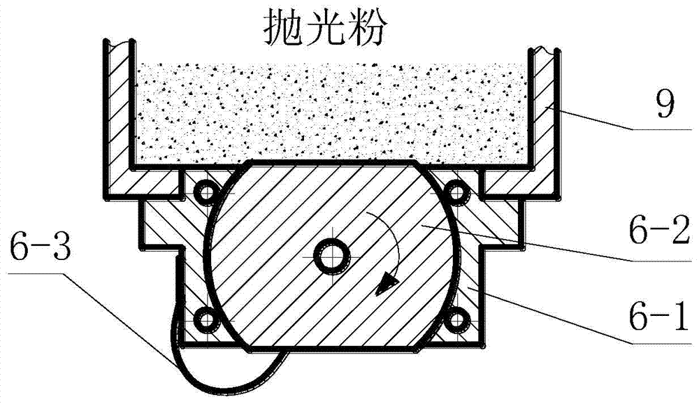 Fully automatic liquid dispensing and injection device for polishing