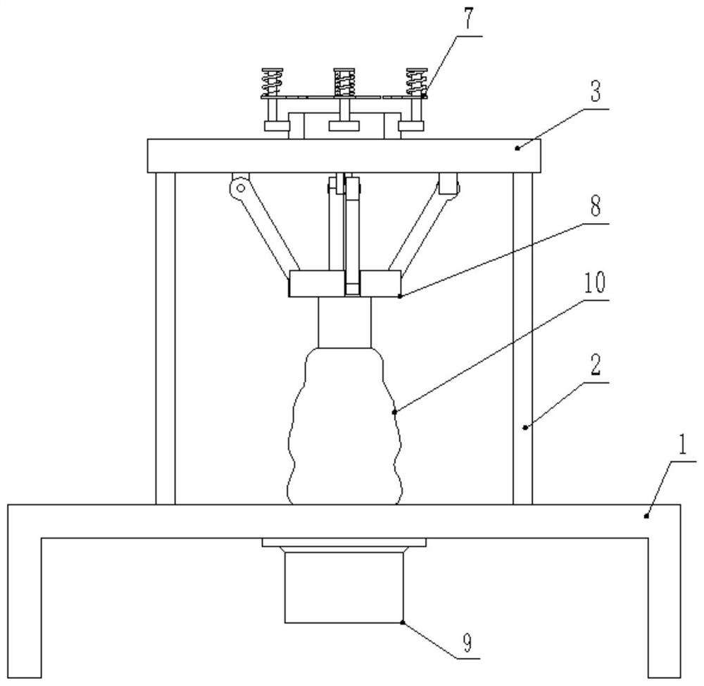 Positioning device for copper gasket machining