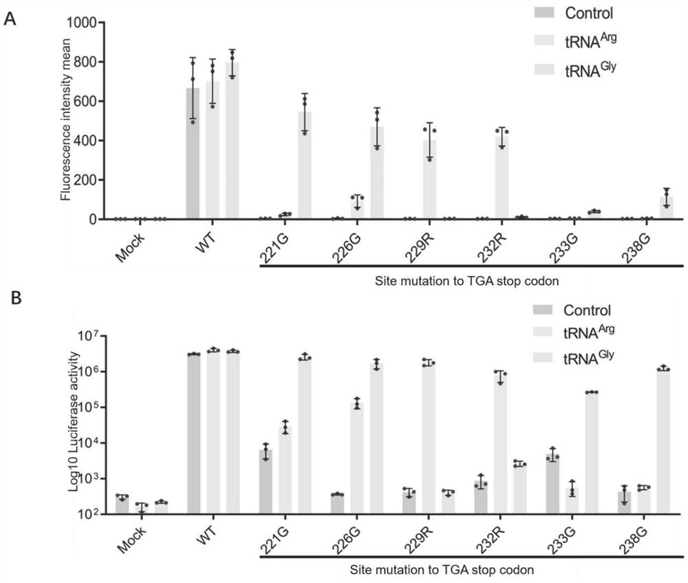 Application of tRNA subjected to anticodon editing as molecular switch in precise control of protein expression and virus replication