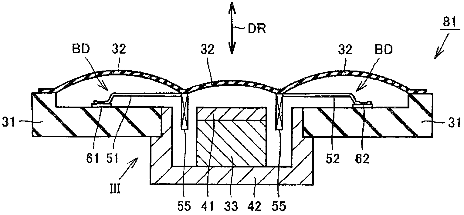 Speaker unit, manufacturing method therefor and portable information terminal