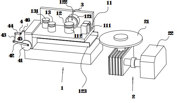 Equipment for grinding raw material strip working surface of leather machinery blade