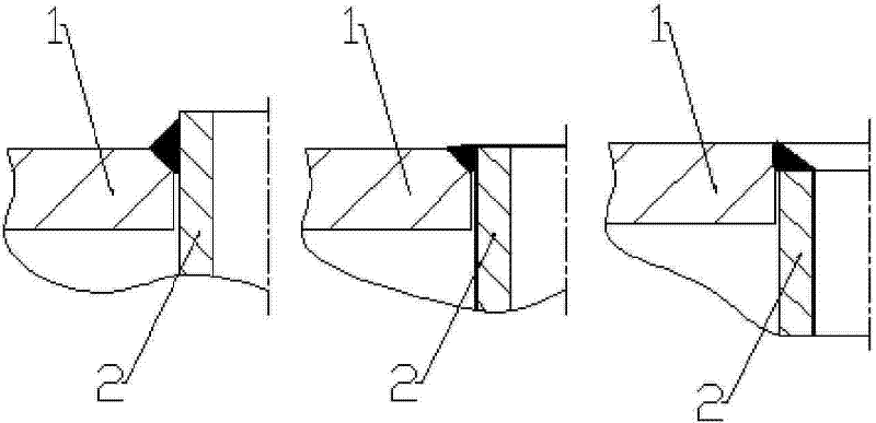 Bore welding method of heat exchange tube and tube plate in heat exchanger