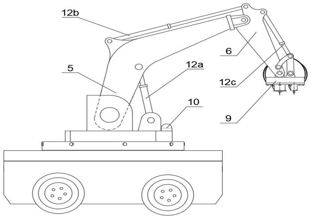 An electro-hydraulic hybrid drive double-head rescue robot and a rescue method