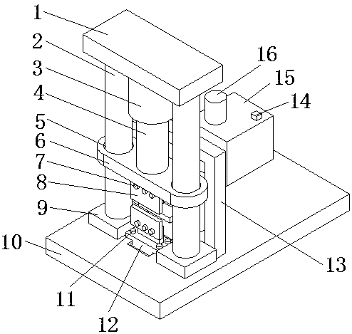 An Amorphous Strip Shearing Machine Convenient for Debugging and Installing Blades