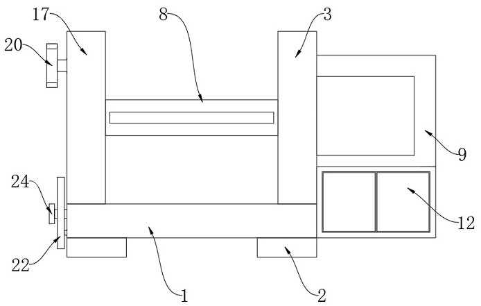Winding mechanism for stainless steel strip machining equipment
