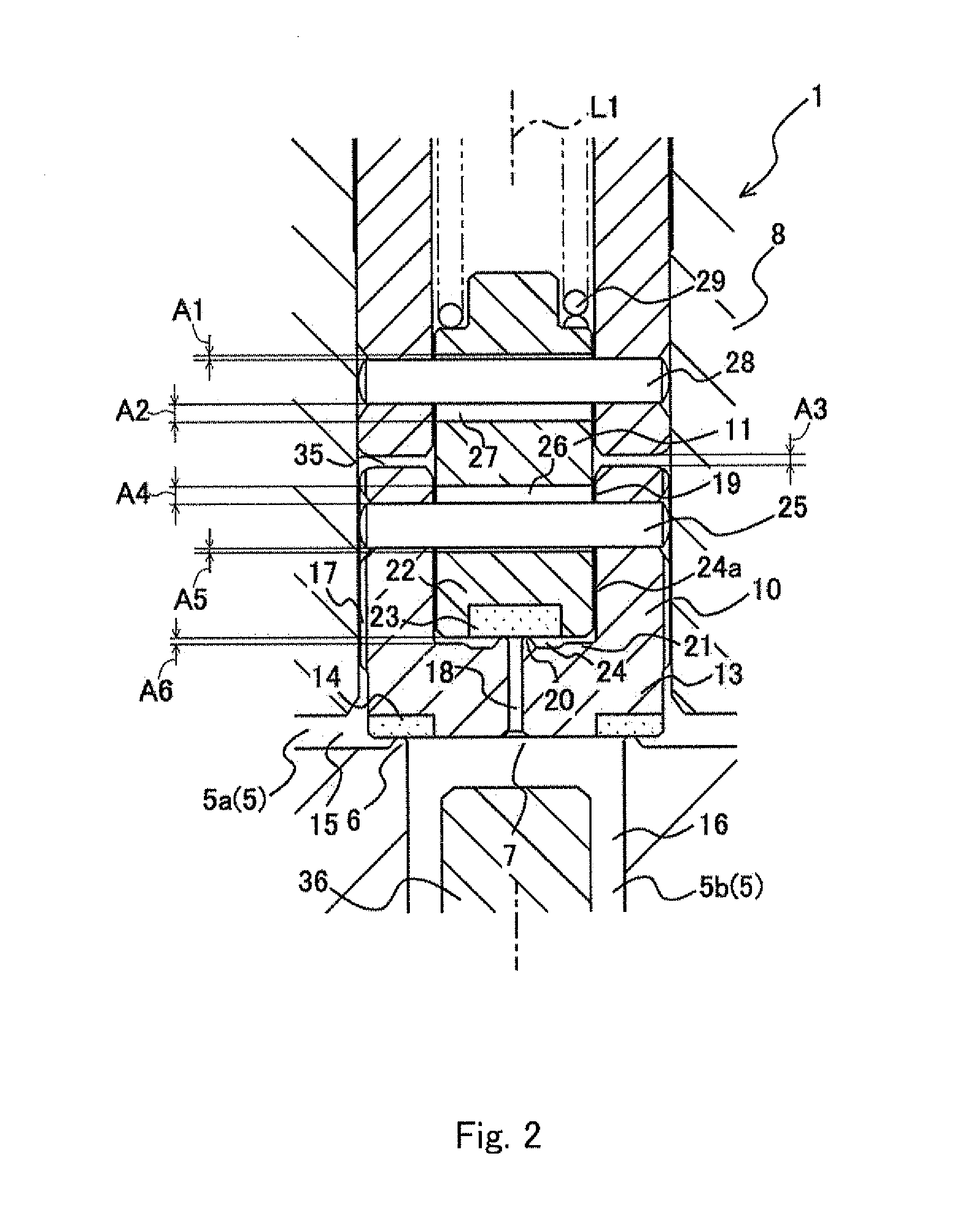 Solenoid on-off valve