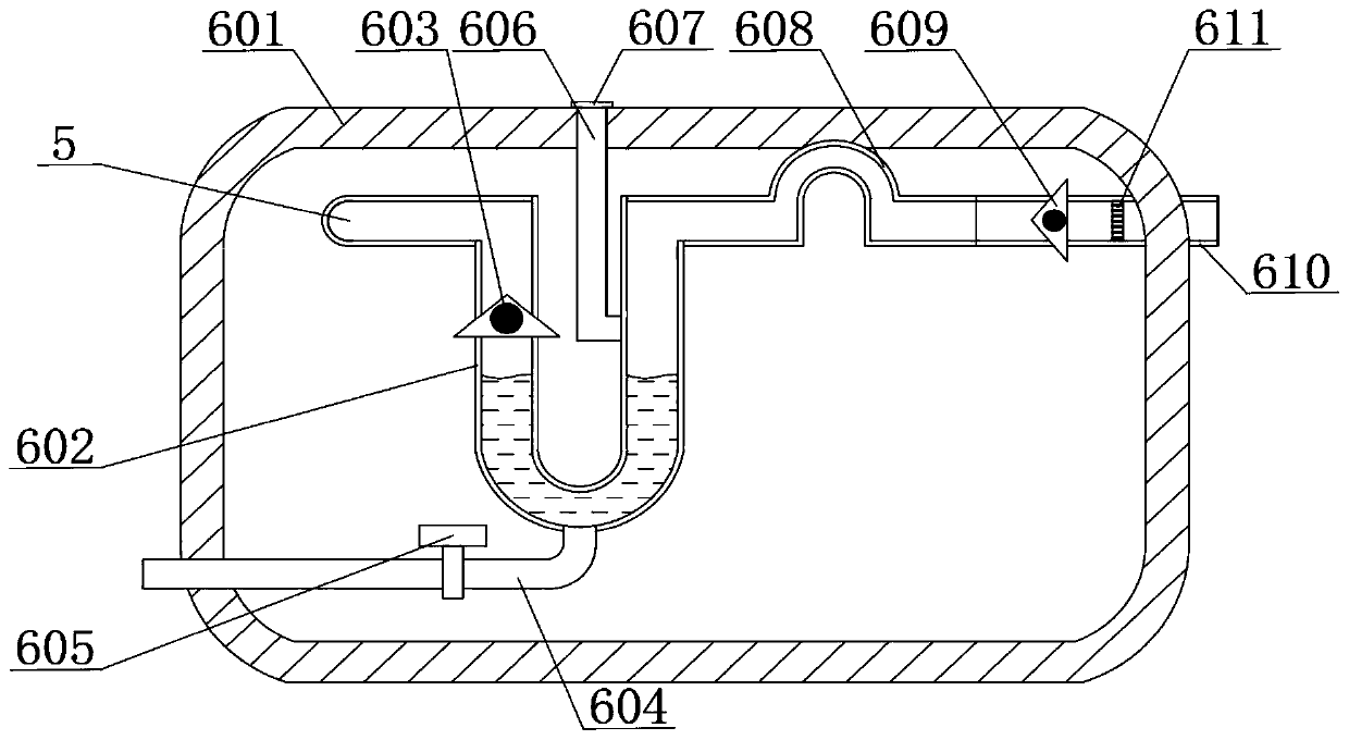 Unmanned aerial vehicle with automatic waste gas filtering function and using method thereof