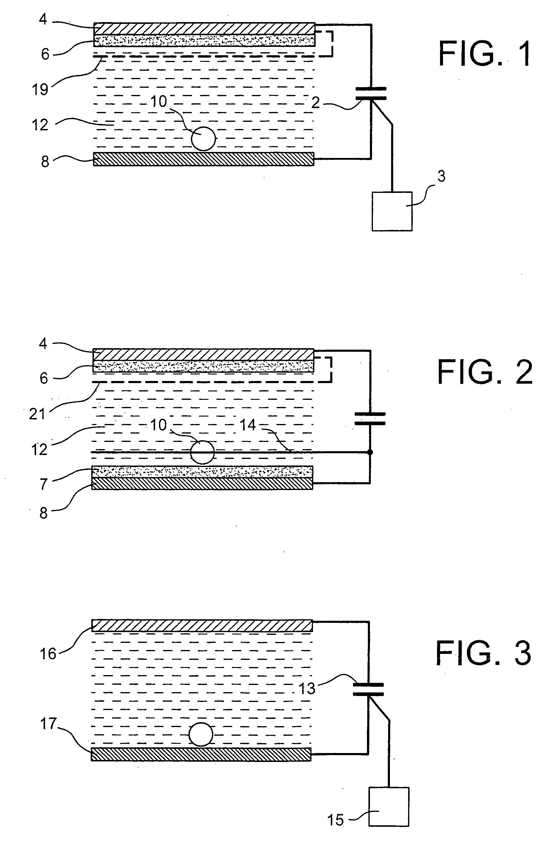 Device for controlling the displacement of a drop between two or several solid substrates