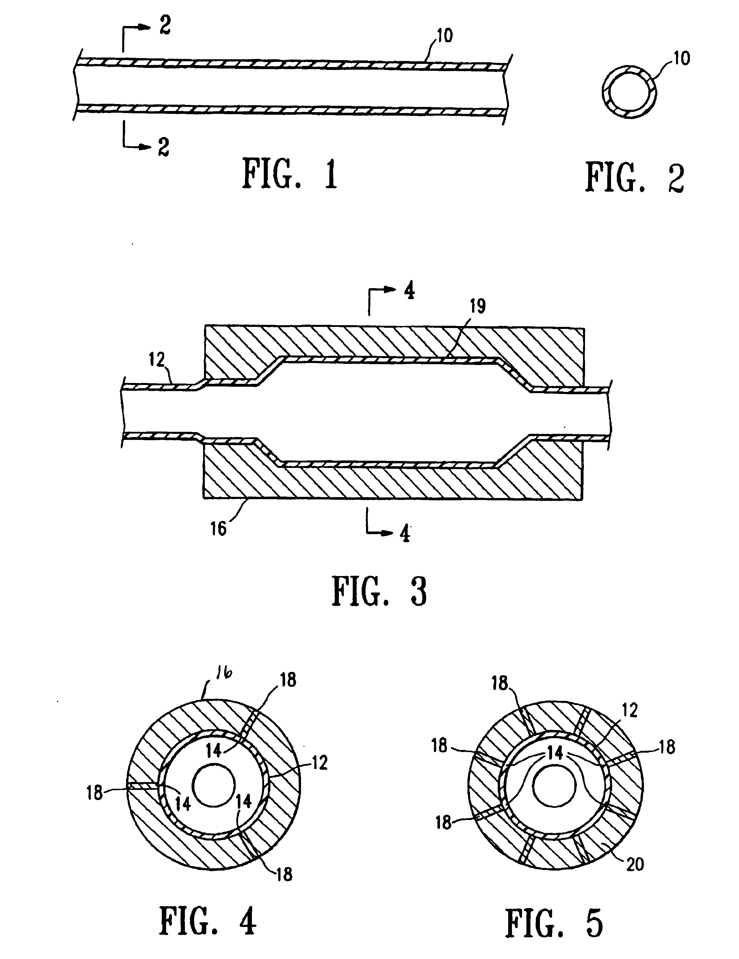 Dimensionally stable and growth controlled inflatable member for a catheter