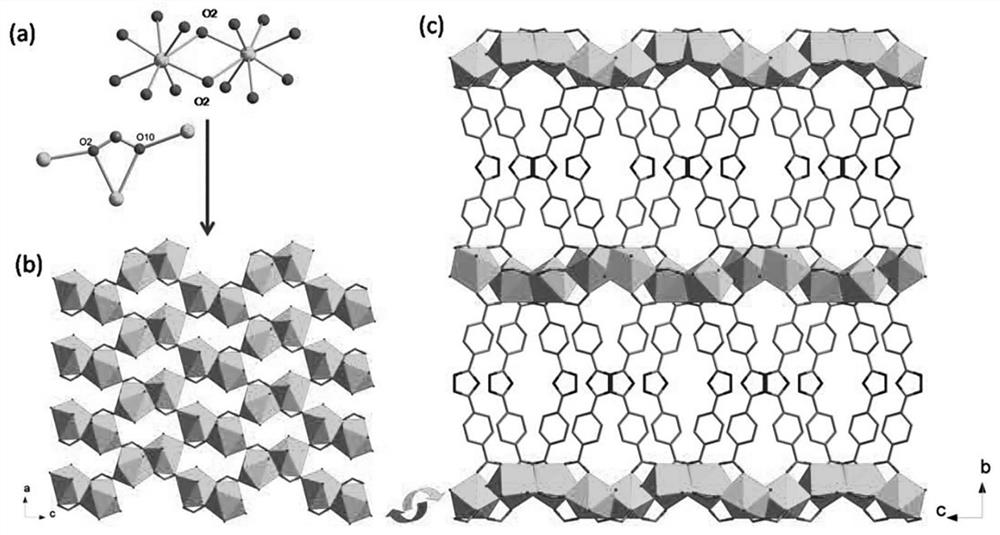 Rare earth metal-organic framework material catalyst and preparation and application thereof