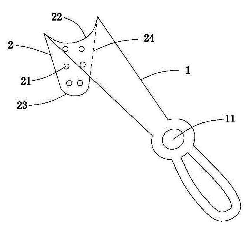 Pull hook for soft tissue channel