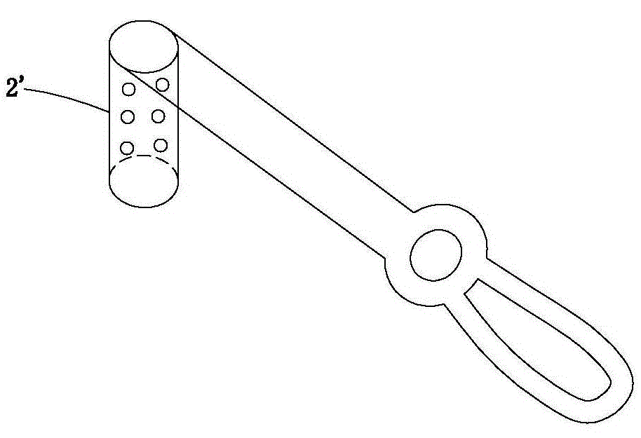 Pull hook for soft tissue channel