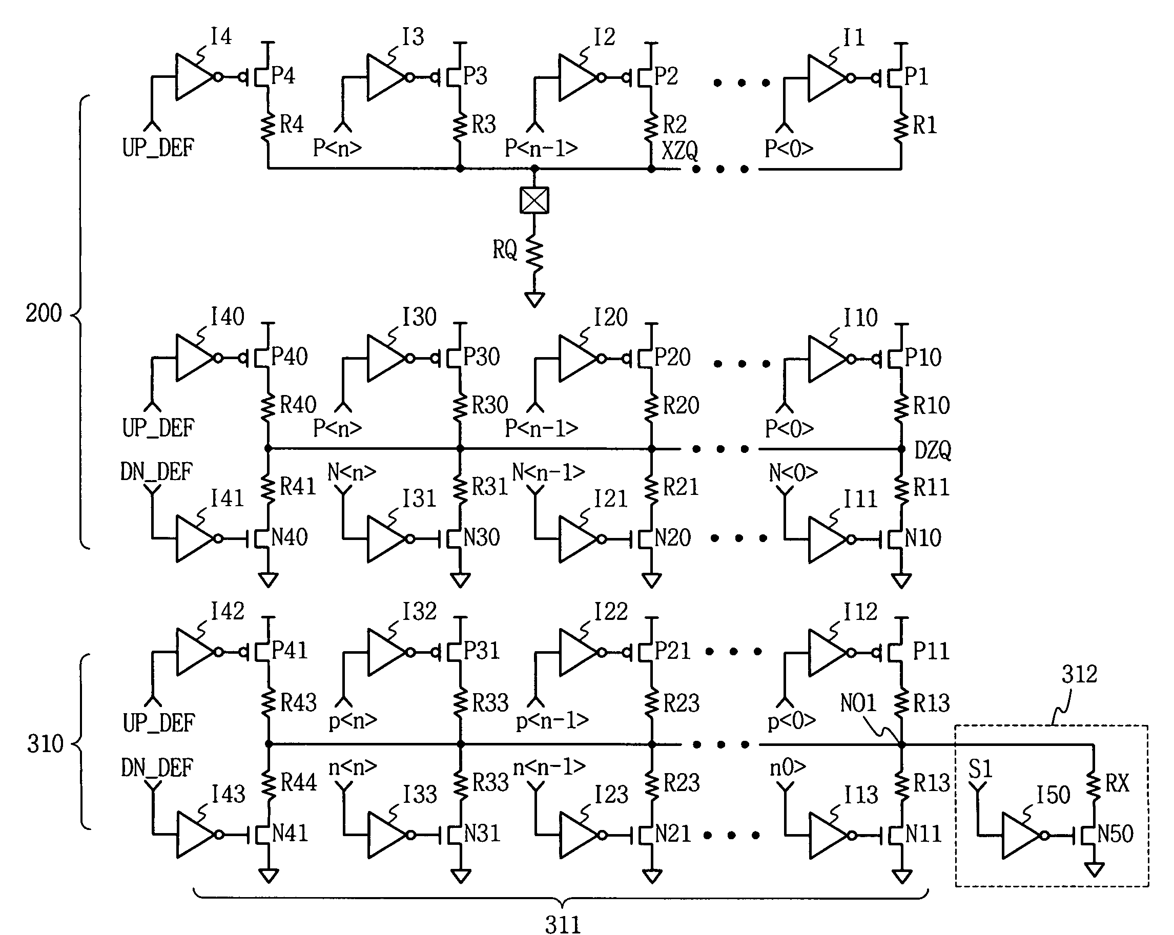 Impedance control circuit in semiconductor device and impedance control method