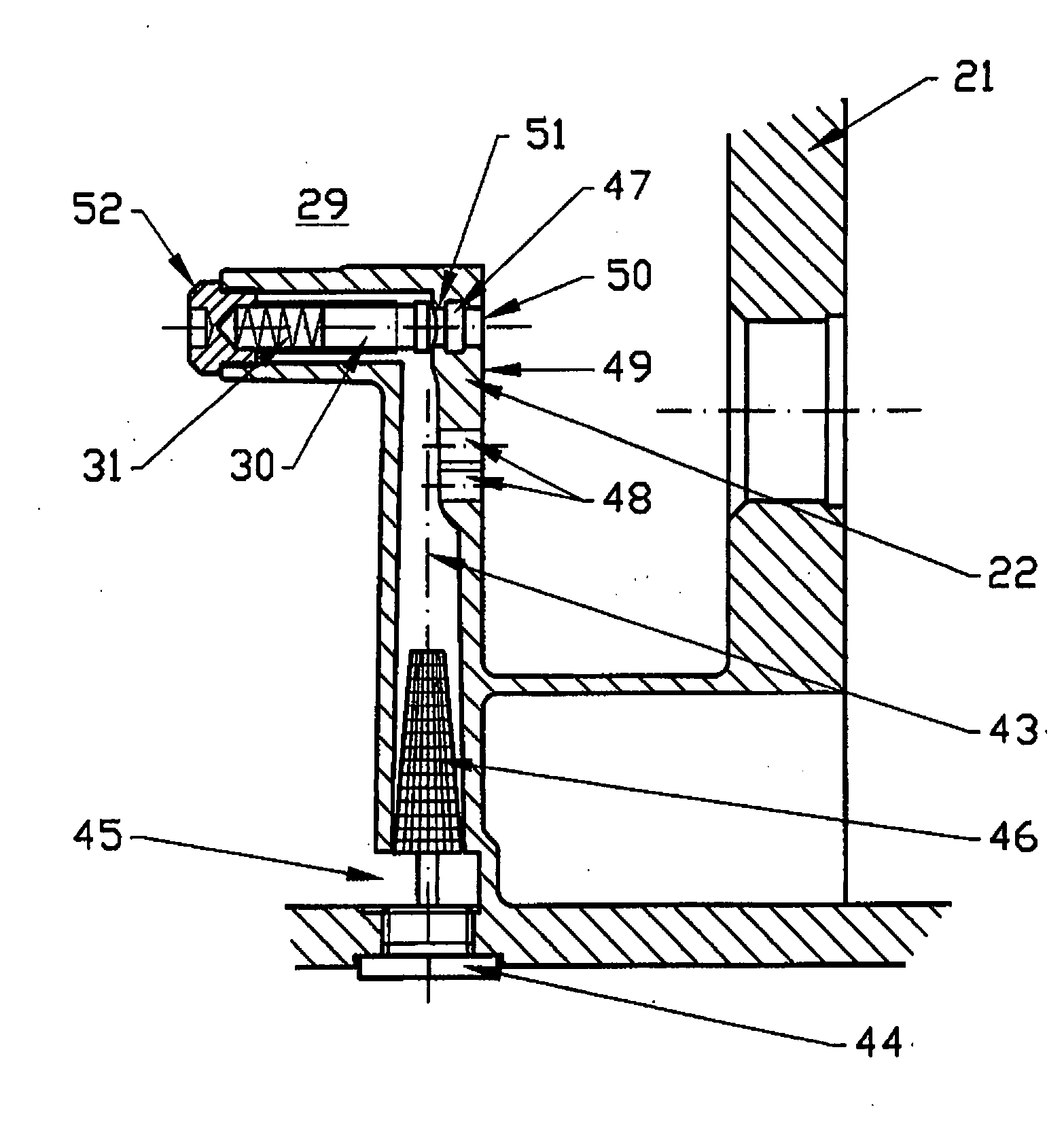 Lubrication device for stagegeared gearbox