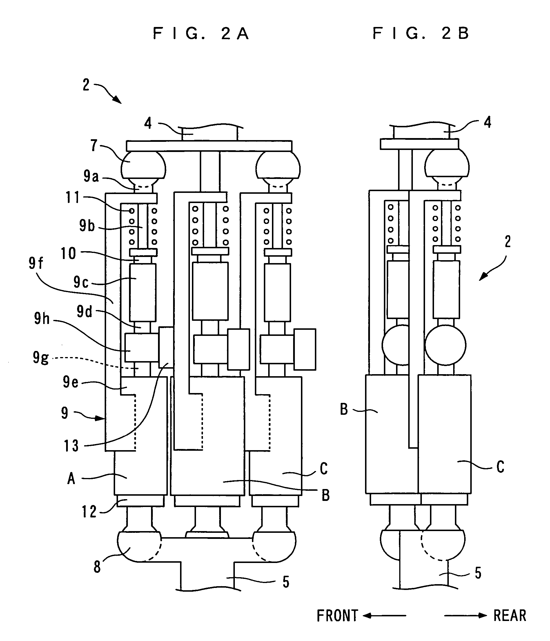 Joint device for artificial leg, method of controlling the joint device, and control unit