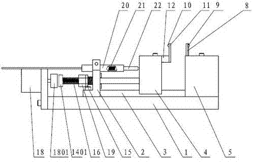Automatic measuring device for diameter of bearing ring