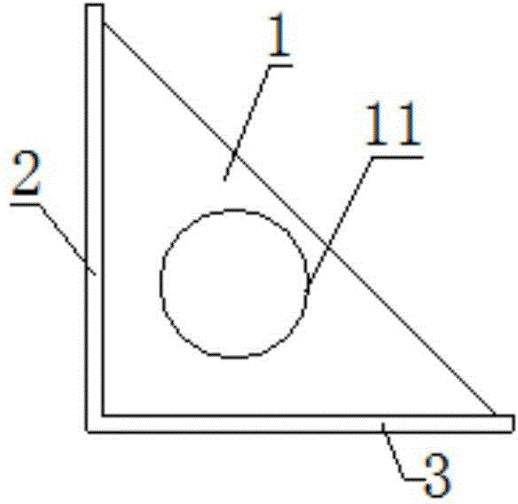 A mild steel damper used at the corner of the beam-column joint or at the foot of the column