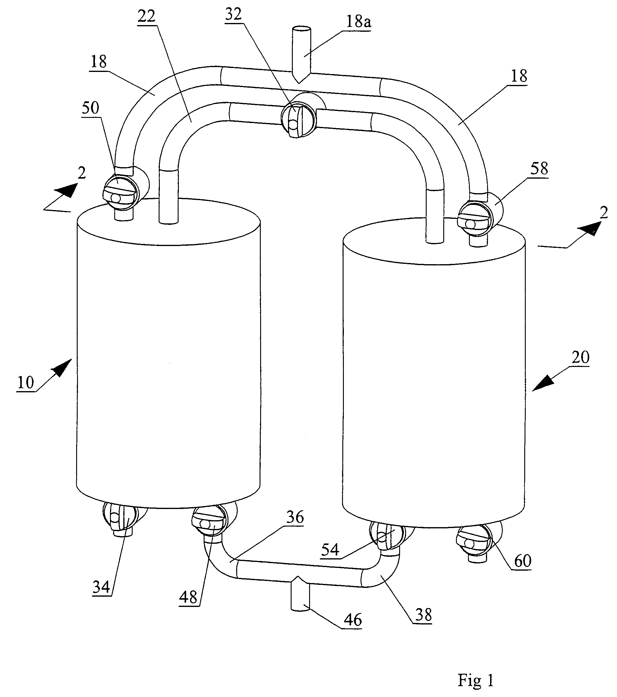 Process and apparatus for generating and delivering an enriched gas fraction