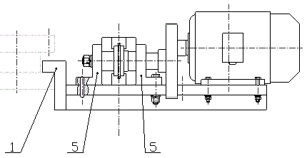 Inlaid bearing inner wall blind hole lathe drilling power unit