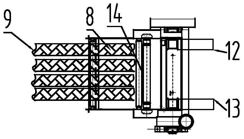 A defibrating device for producing reconstituted tobacco leaves by dry papermaking