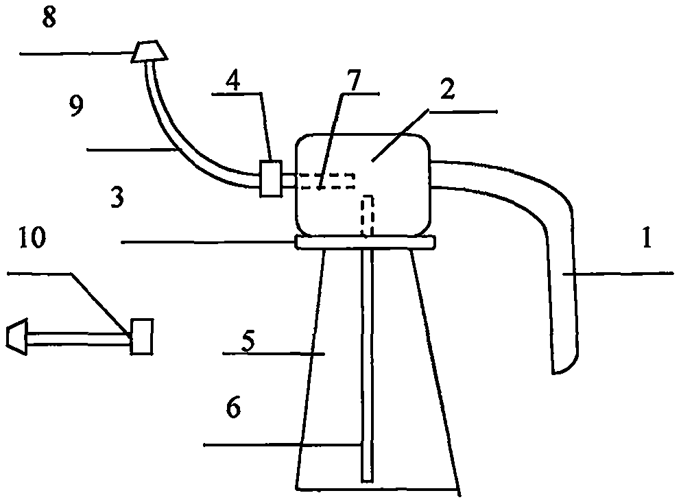 Quantitative nasal cavity spraying device