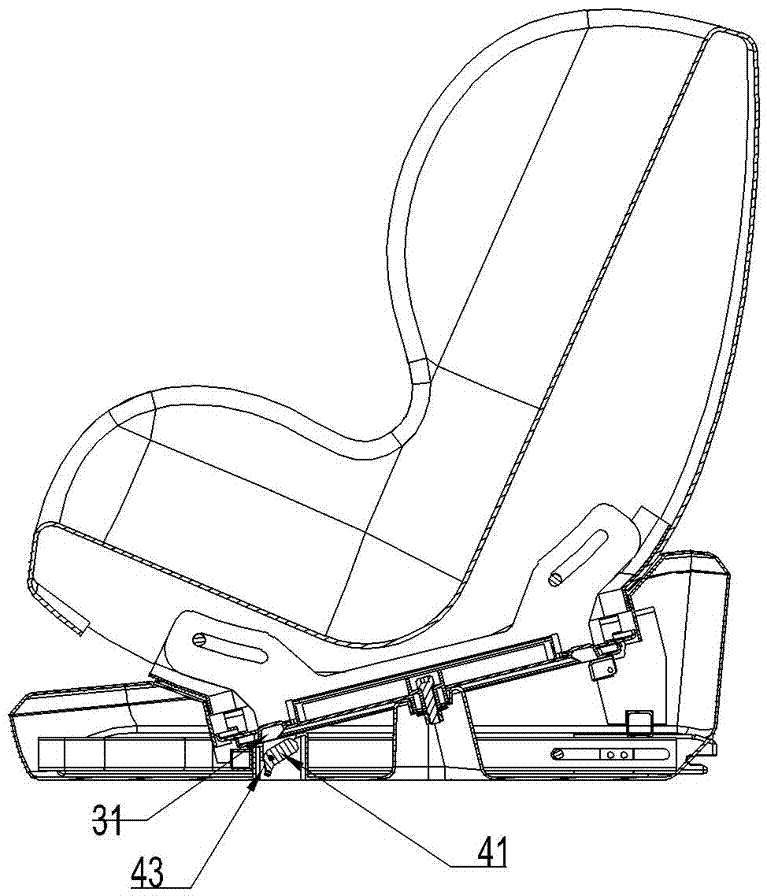 Rotatable child safety seat