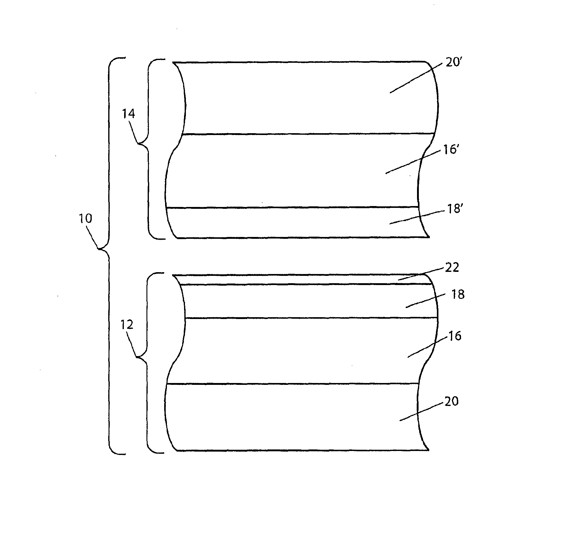 Metallized multi-layer structure film for in-mold labels, printed in-mold labels formed from such film and methods of applying the printed labels to an article during the molding of the article