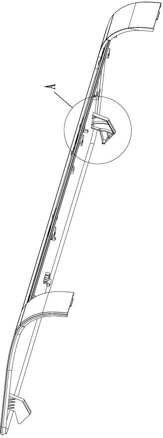 Hinge structure for air-conditioner panel