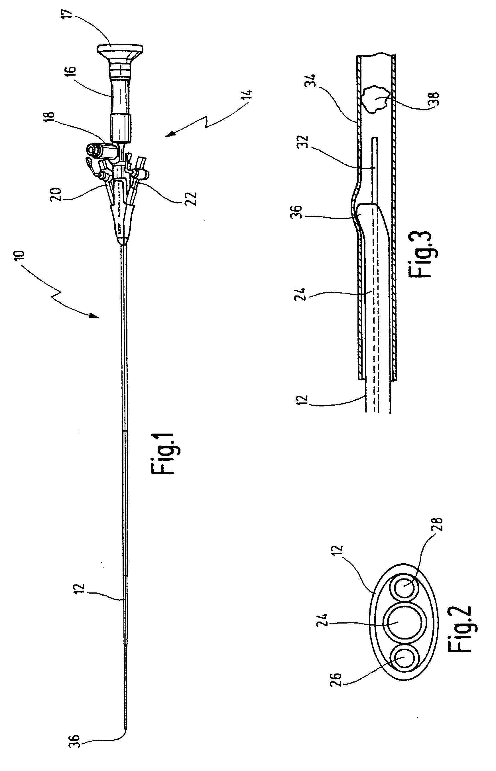 Medical instrument, in particular uretero-renoscope