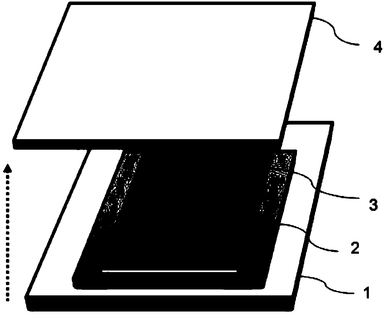 Flexible temperature sensor based on pectin/xanthan gum blend film and preparation method thereof