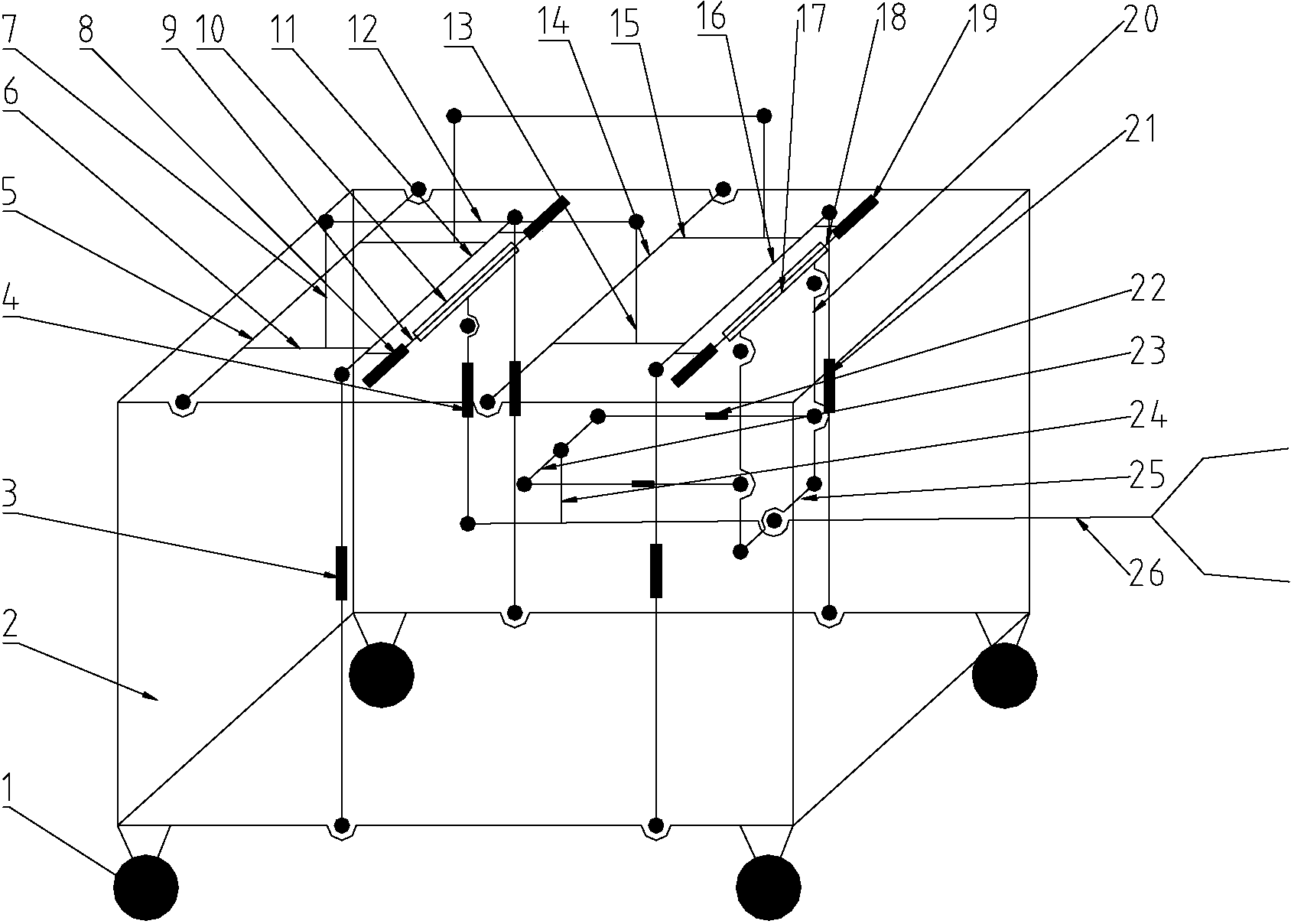 Series-parallel forging manipulator