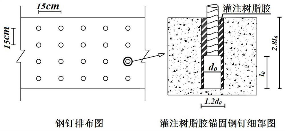 A kind of tunnel cracked secondary lining reinforcement method and device based on sprayed cement-based composite material