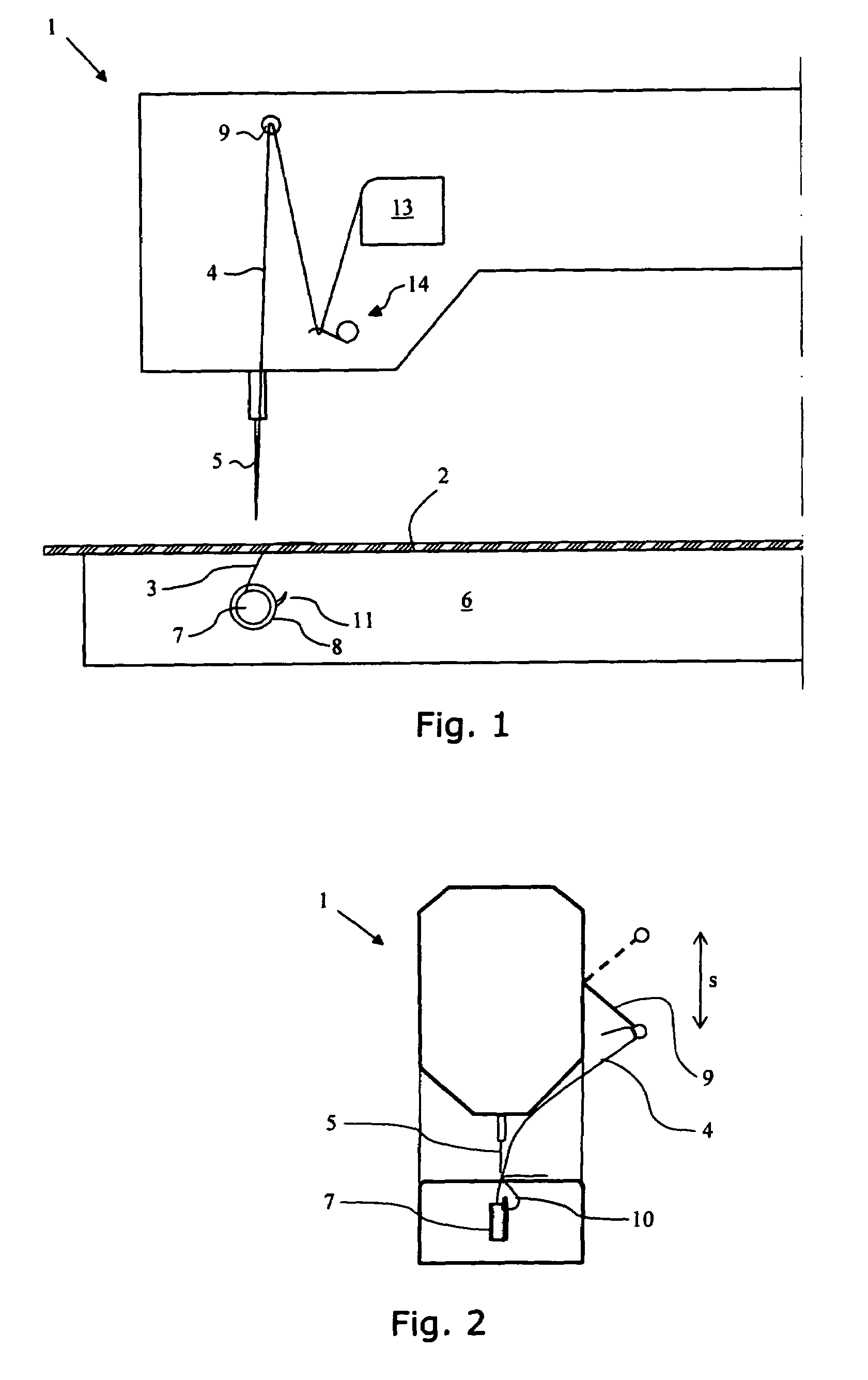 Method and arrangement for a sewing machine