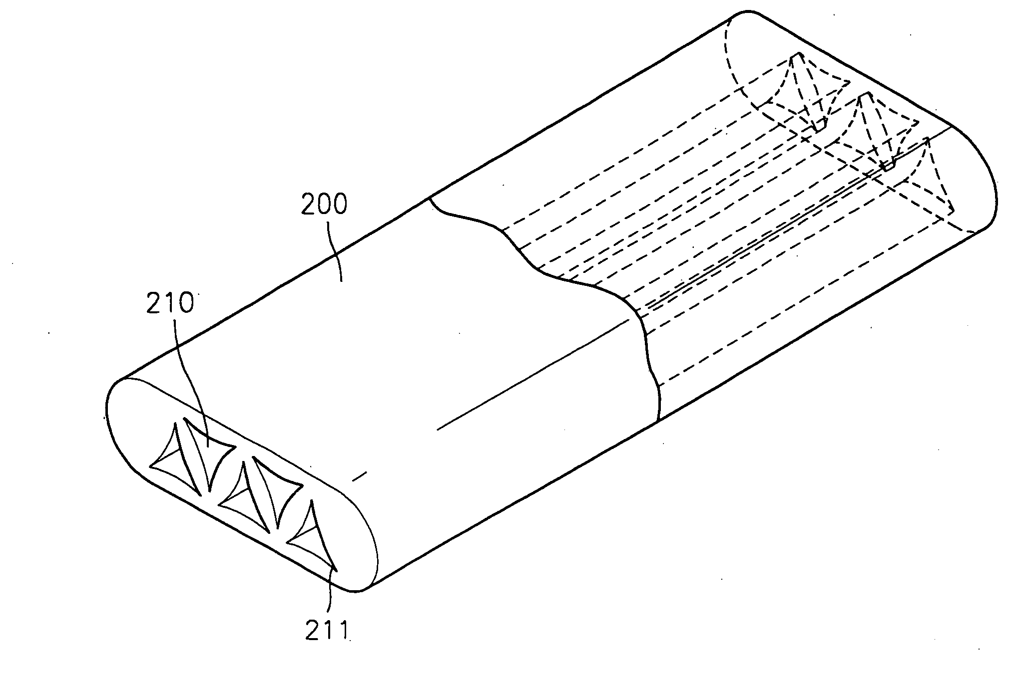 Micro heat pipe with pligonal cross-section manufactured via extrusion or drawing