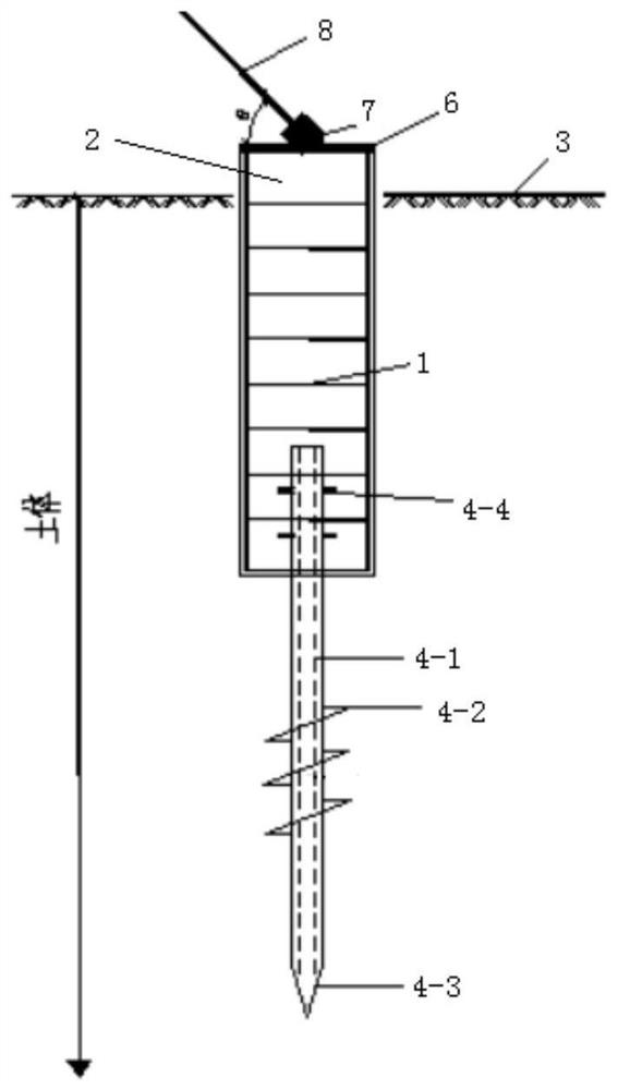 A basic structure and a fixing method for guyed towers and guyed wires