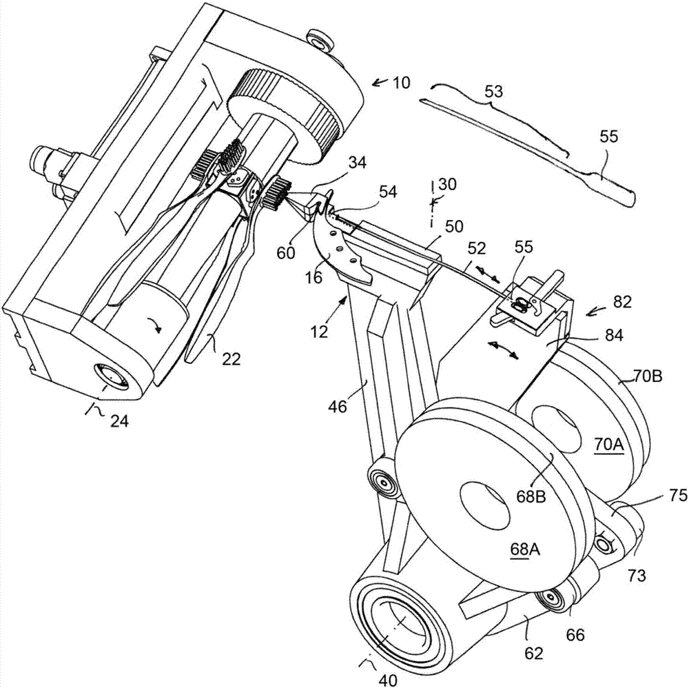 Brush stuffing machine