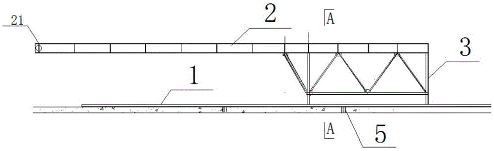 Jacking-extending system and tower crane dismantling method