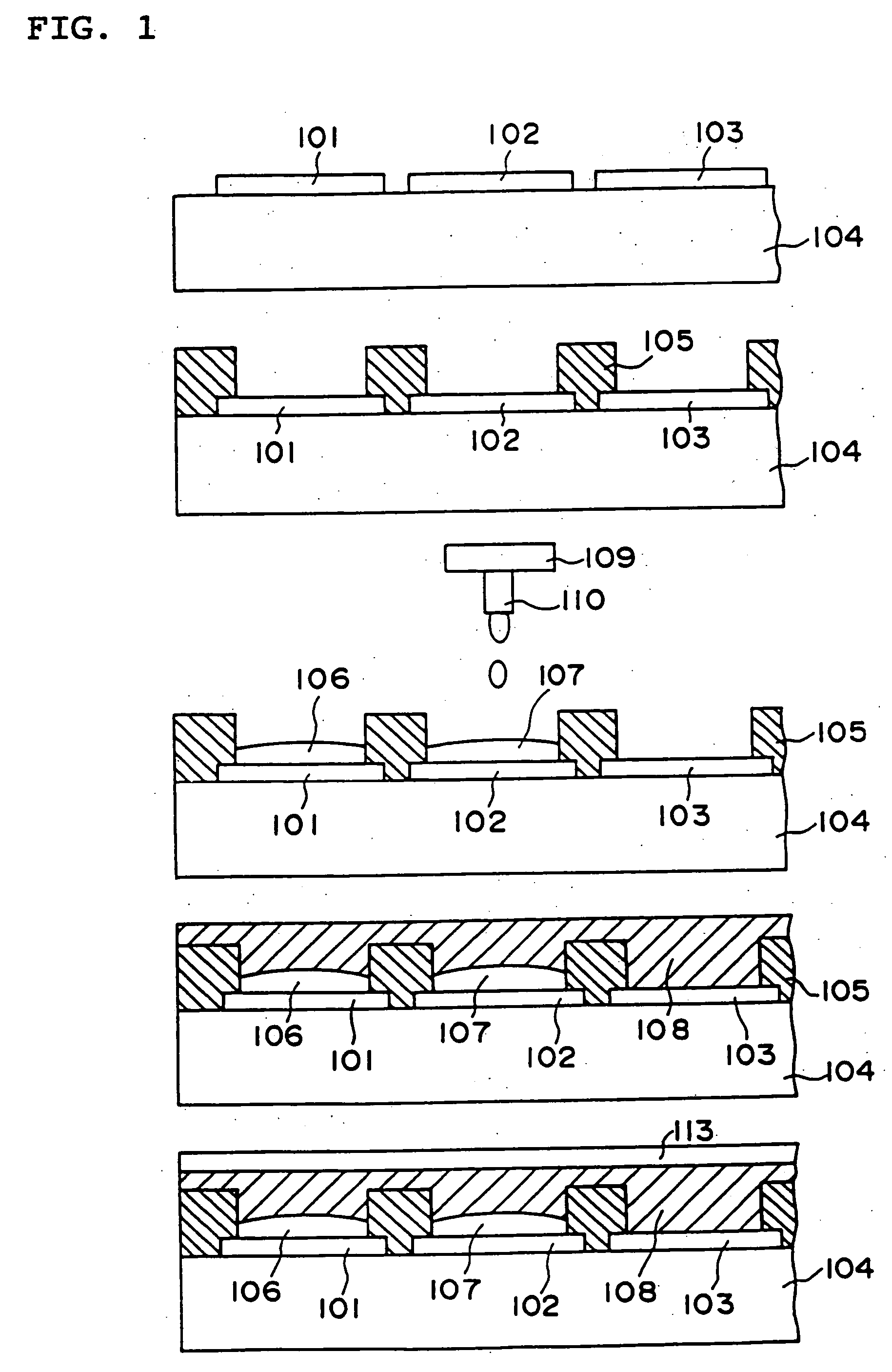 Method of manufacturing organic EL element, organic EL element and organic EL display device