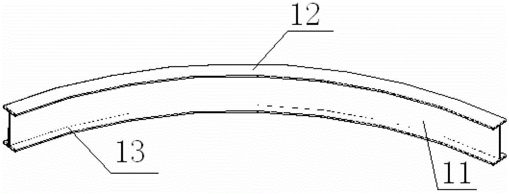 Manufacture method for double-curve H-shaped steel
