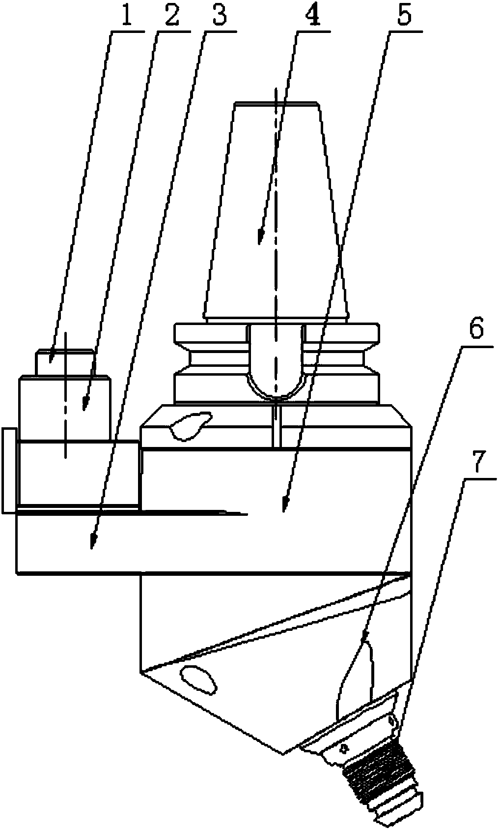 Precision angle knife handle