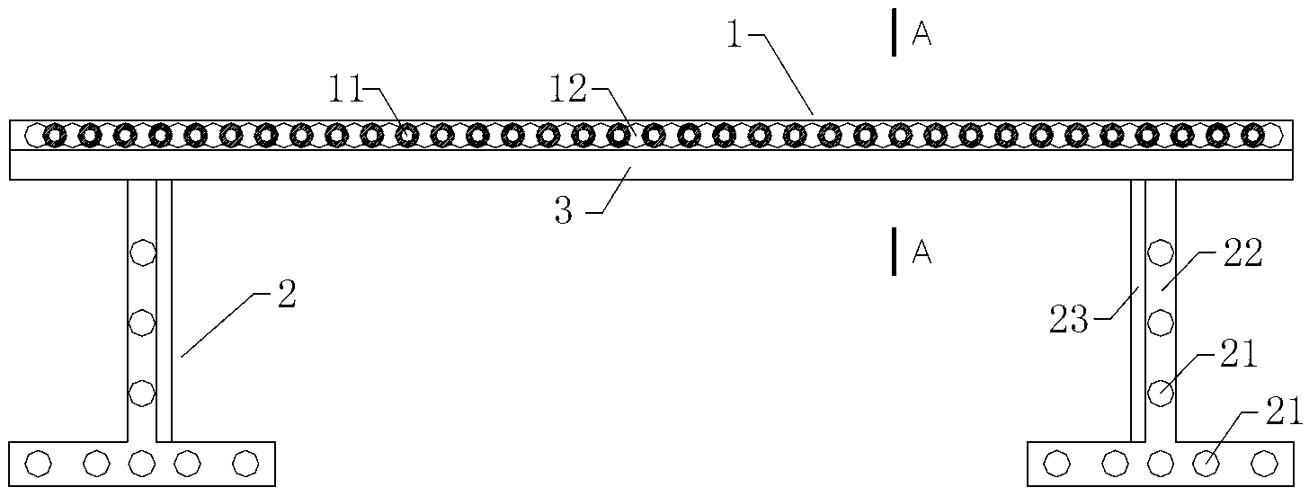 Subdepot pier-type foundation pit support structure and construction method