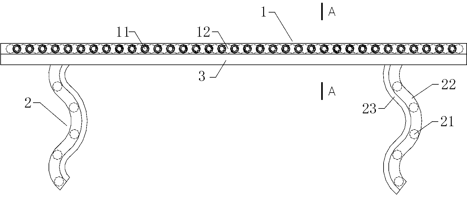 Subdepot pier-type foundation pit support structure and construction method