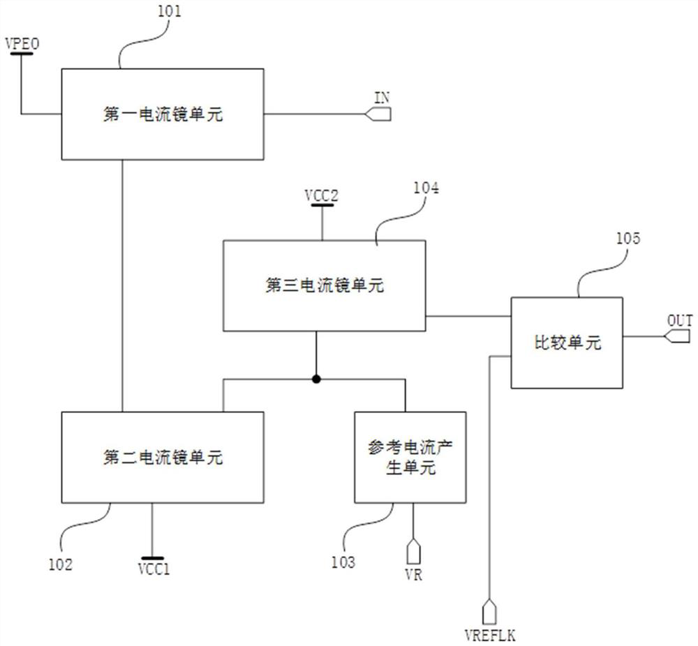 Leakage detection circuit, flash memory leakage detection device and leakage detection method