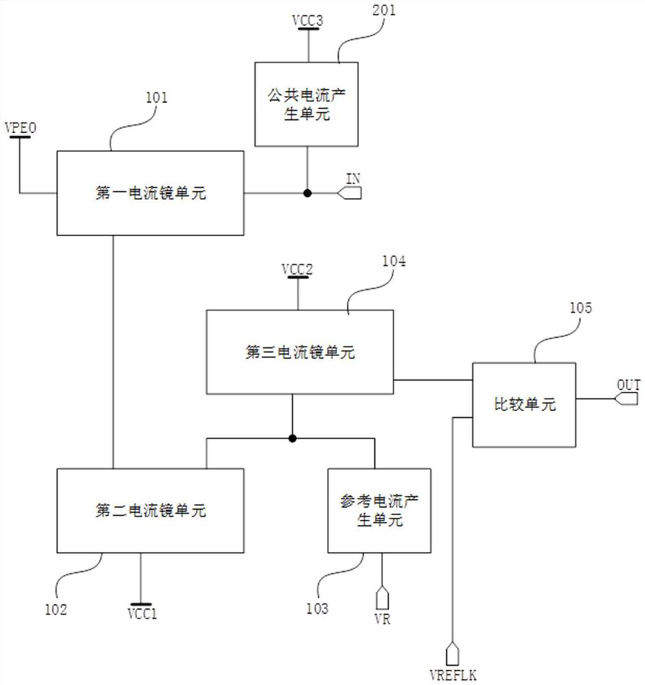 Leakage detection circuit, flash memory leakage detection device and leakage detection method